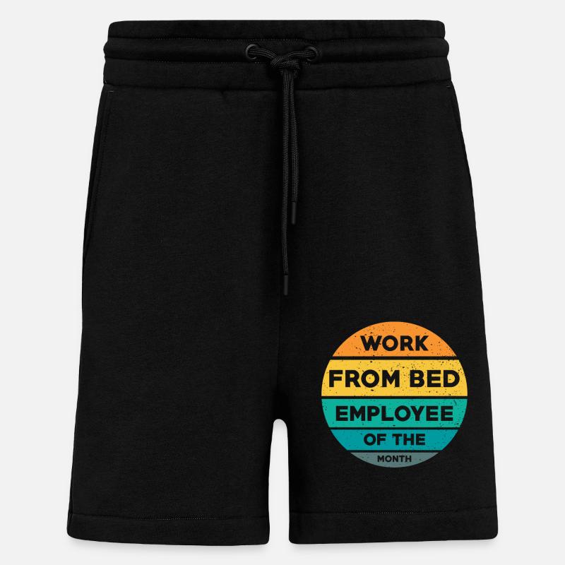 Home Office Spruch - Shorts - made by SPREAD - SOLID BLACK