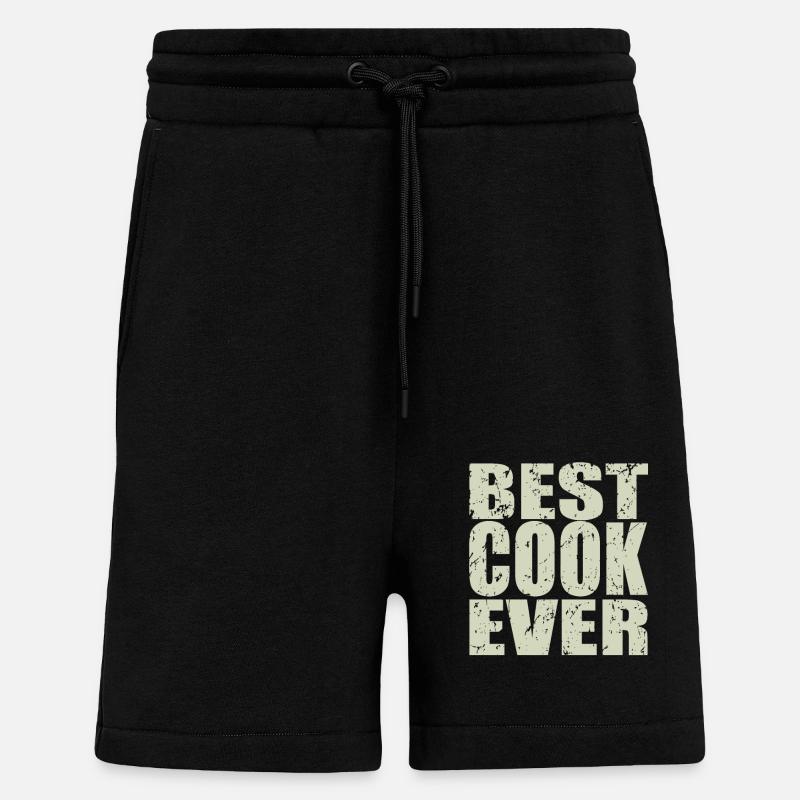 Best Chef ever Koch Gift - Shorts - made by SPREAD - SOLID BLACK