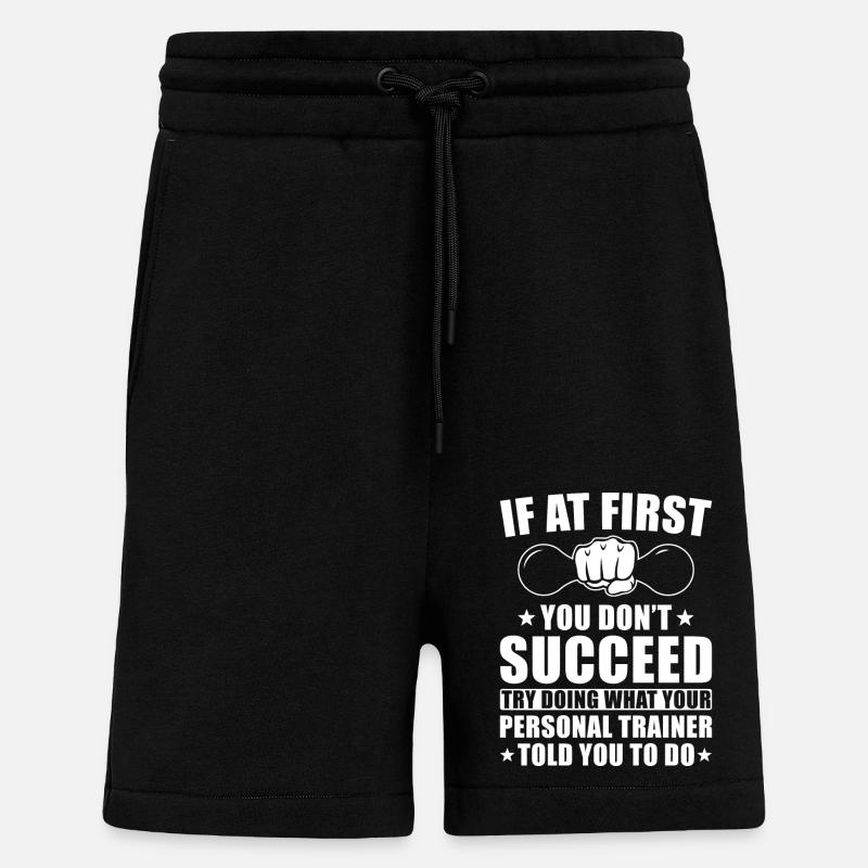 Personal Trainer Geschenk - Shorts - made by SPREAD - SOLID BLACK