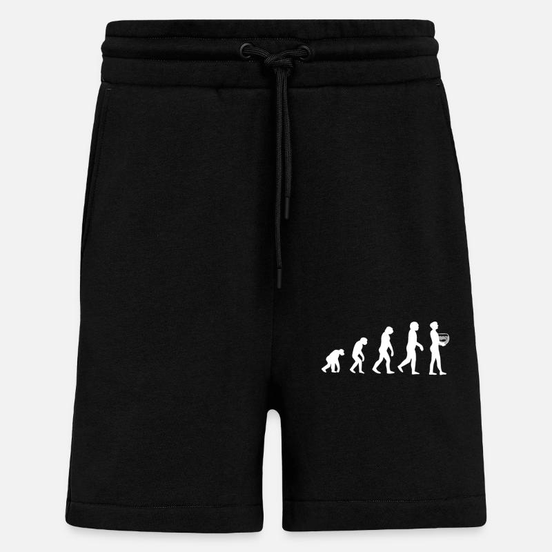 Aquarium Aquaristics Evolution - Shorts - made by SPREAD - SOLID BLACK