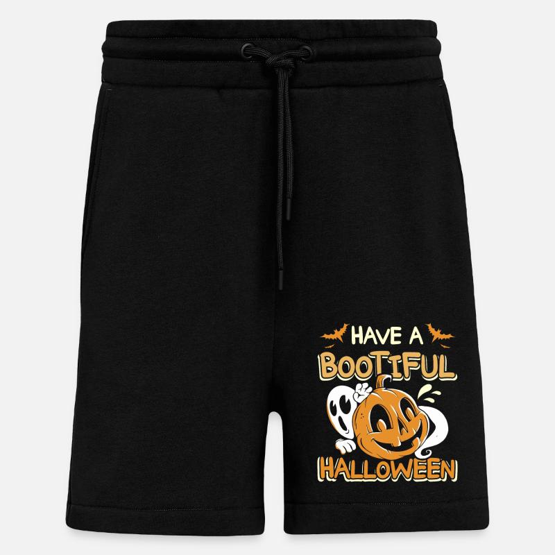 Passez un Halloween bootiful - Short bio décontracté fabriqué en UE - SOLID BLACK