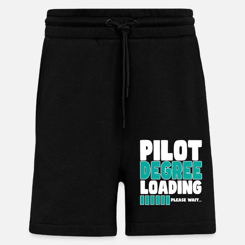 Pilot invites training - Shorts - made by SPREAD - SOLID BLACK