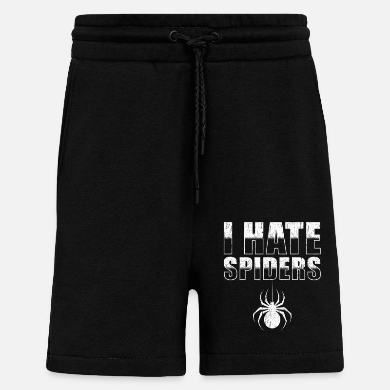 Ich hasse Spinnen - Shorts - made by SPREAD - SOLID BLACK