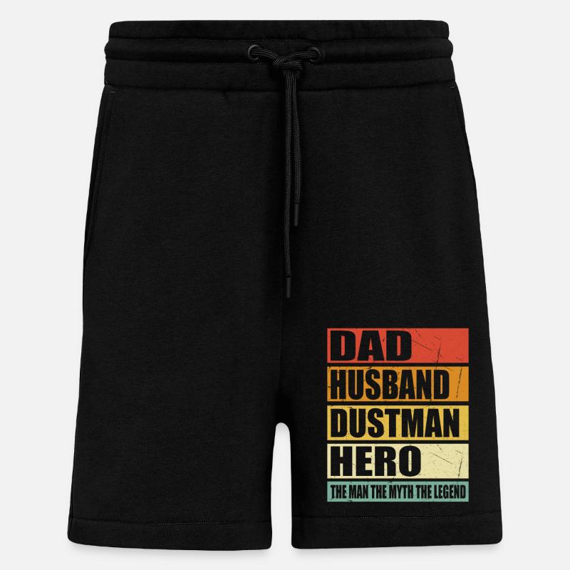 Père Mari Müllmann Held - Short bio décontracté fabriqué en UE - SOLID BLACK