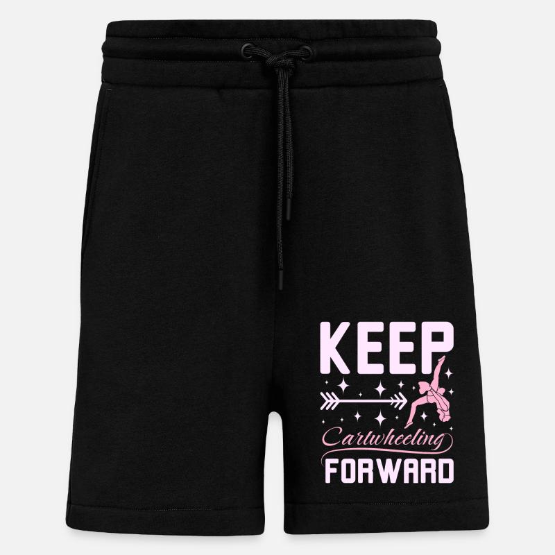 Keep catwheelig forward - Shorts - made by SPREAD - SOLID BLACK