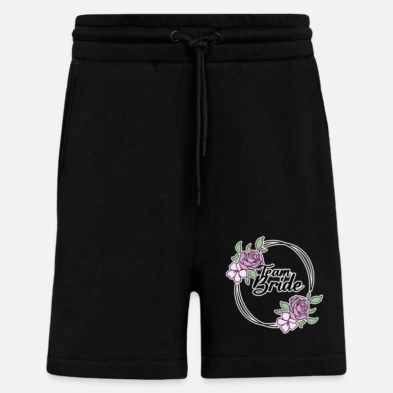 Équipe Bride - Short bio décontracté fabriqué en UE - SOLID BLACK