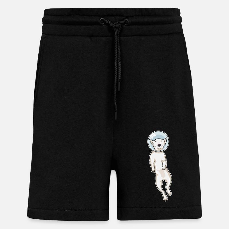 Espace Bull Terrier - Short bio décontracté fabriqué en UE - SOLID BLACK