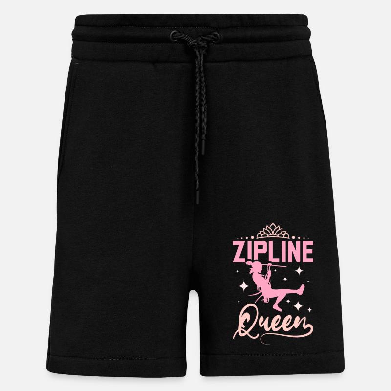 Zipline queen - Shorts - made by SPREAD - SOLID BLACK