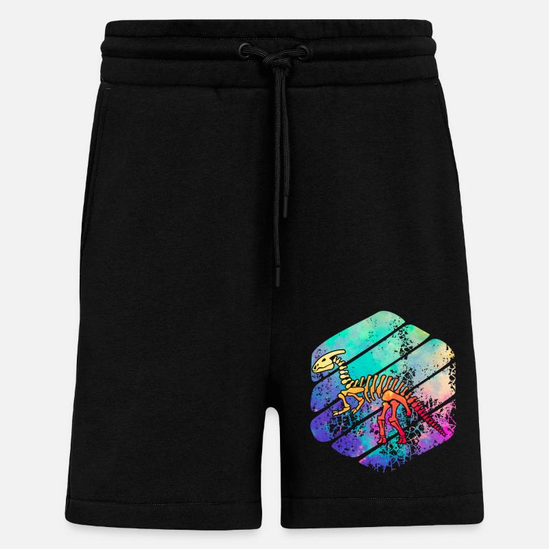 Dinosaurier - Shorts - made by SPREAD - SOLID BLACK