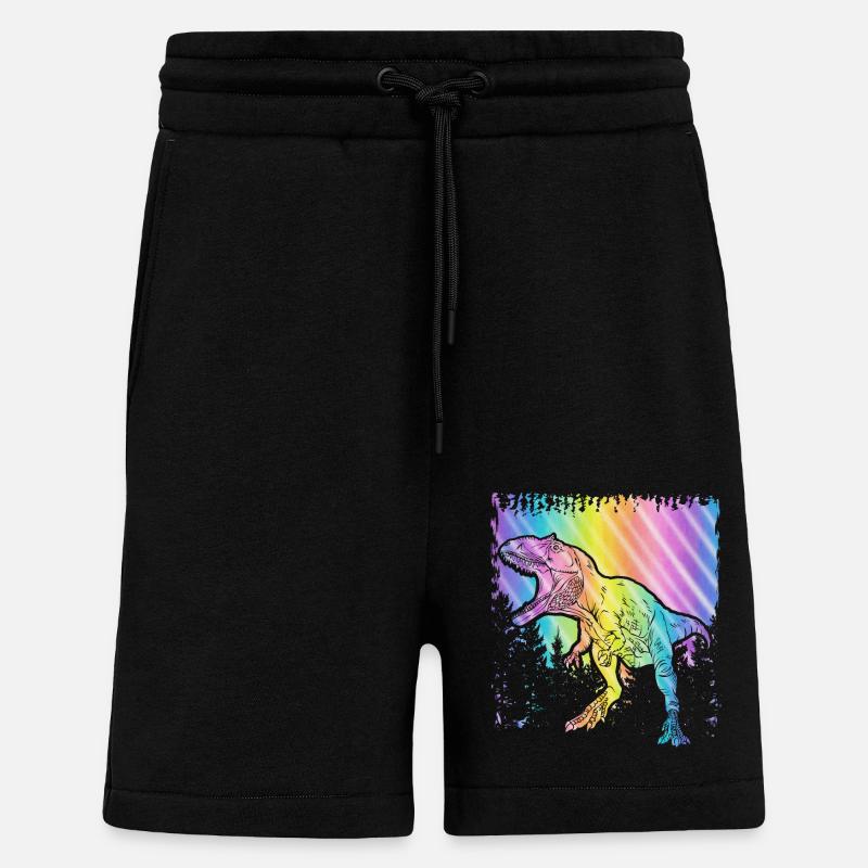 Dinosaurier - Shorts - made by SPREAD - SOLID BLACK