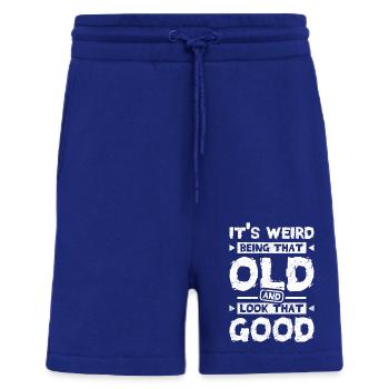 Vieux et avoir l’air si bien - Short bio décontracté fabriqué en UE - Iconic Blue - Devant