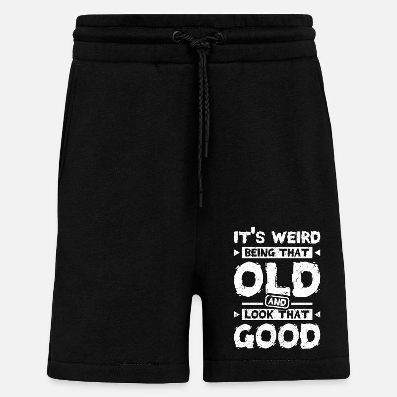 Old and look that good - Shorts - made by SPREAD - SOLID BLACK