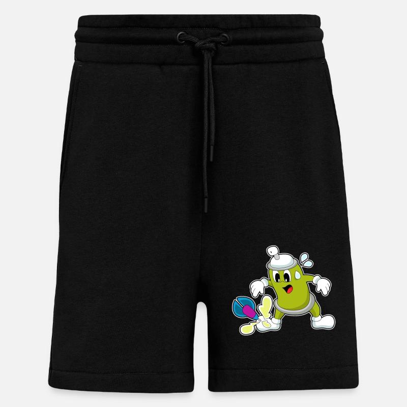 Ice Spray Dart Dart - Short bio décontracté fabriqué en UE - SOLID BLACK