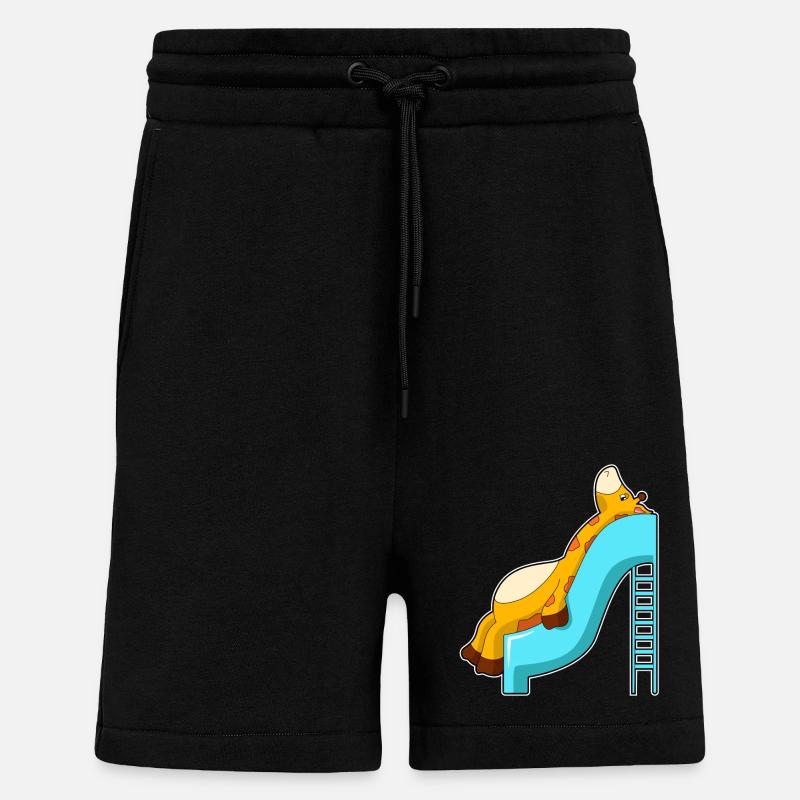 Giraffe Rutsche - Shorts - made by SPREAD - SOLID BLACK