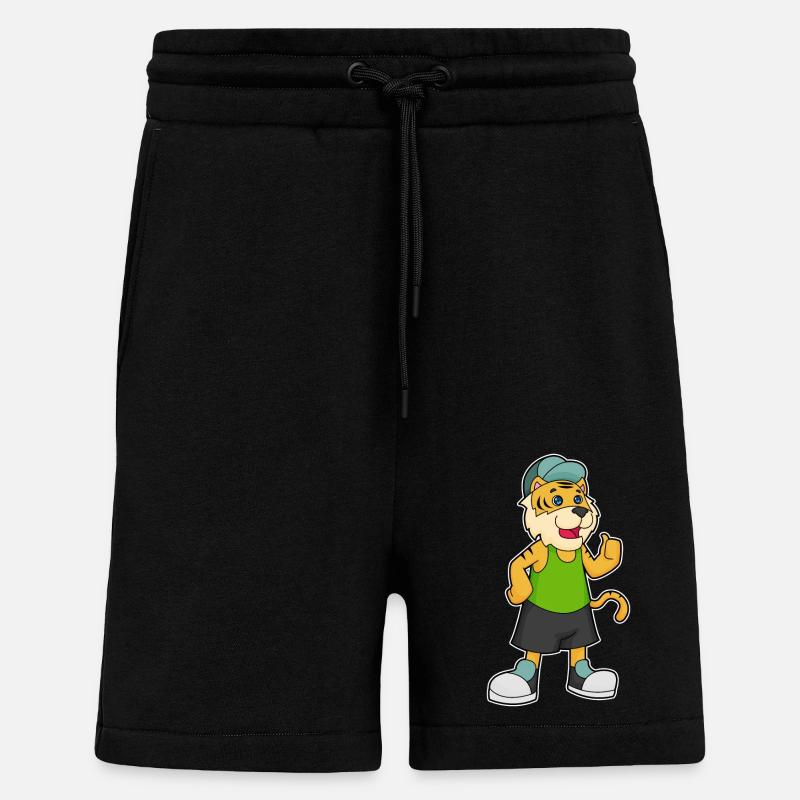 Tiger Cap - Shorts - made by SPREAD - SOLID BLACK