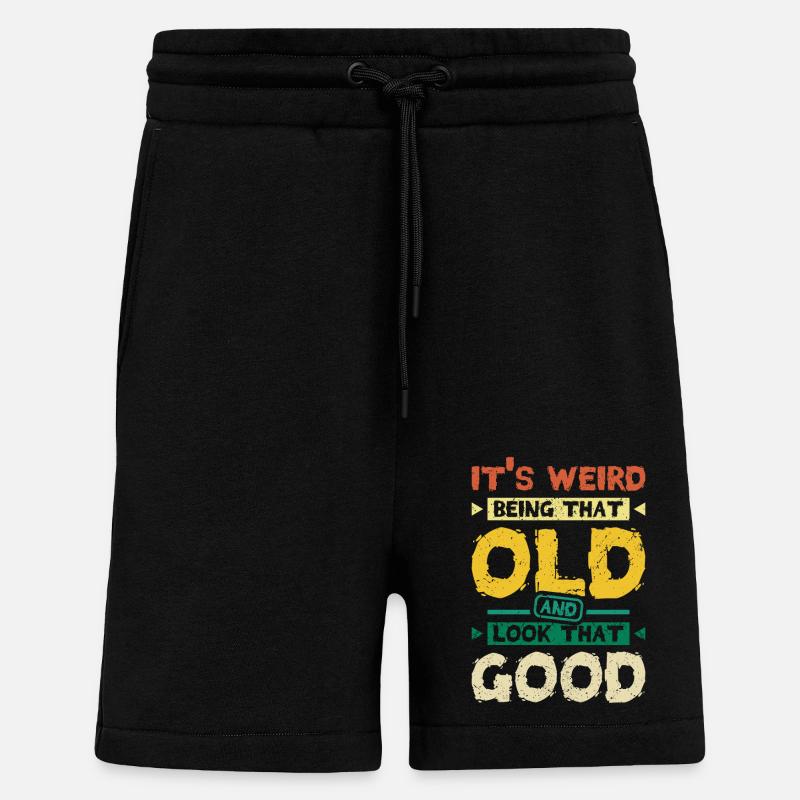 I'm that grumpy old man - Shorts - made by SPREAD - SOLID BLACK
