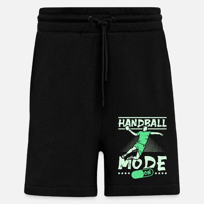 Handball mode on - Shorts - made by SPREAD - SOLID BLACK