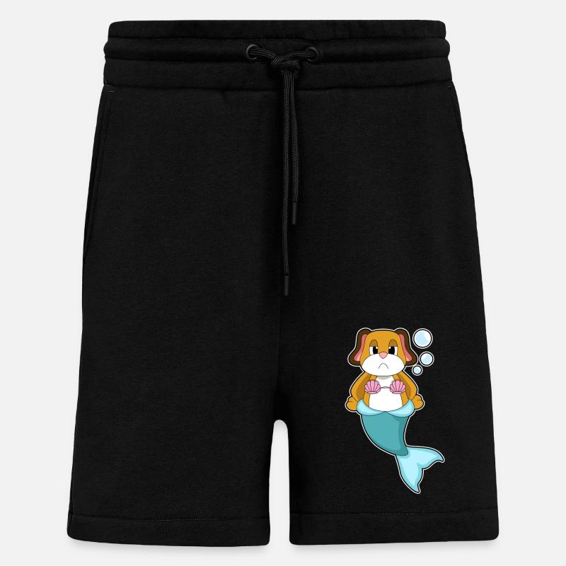 Poisson-chien - Short bio décontracté fabriqué en UE - SOLID BLACK