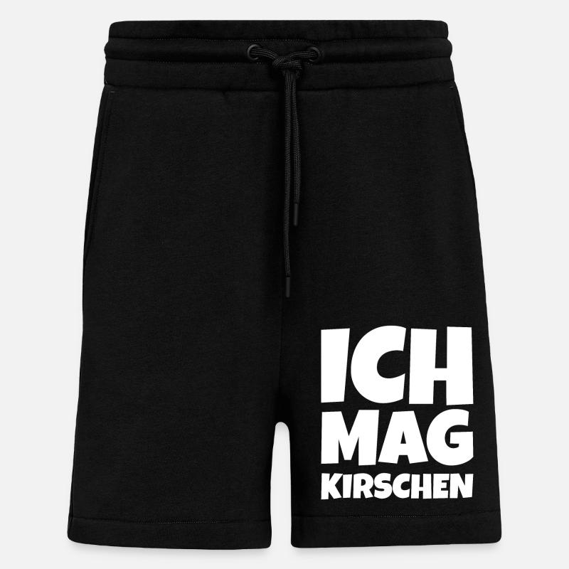 Ich mag Kirschen - Shorts - made by SPREAD - SOLID BLACK