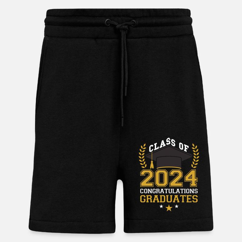 Abschlussfeier Der Klasse 2024 - Shorts - made by SPREAD - SOLID BLACK
