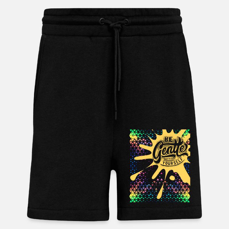 Motivation-Inspiration, Spruch Selbstliebe - Shorts - made by SPREAD - SOLID BLACK