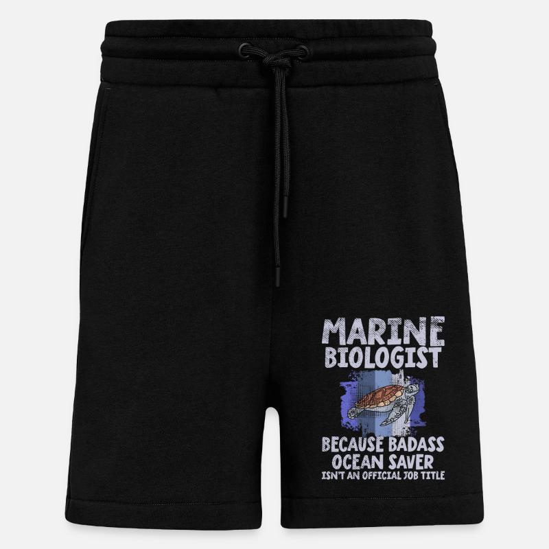 Meeresbiologe - Shorts - made by SPREAD - SOLID BLACK