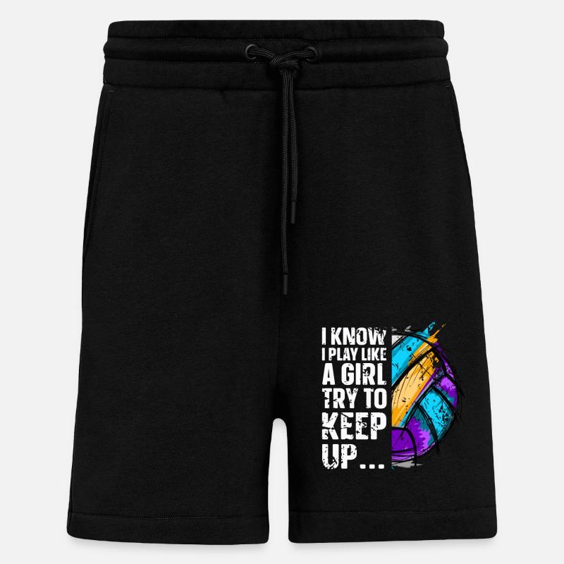 Volleyball - Shorts - made by SPREAD - SOLID BLACK