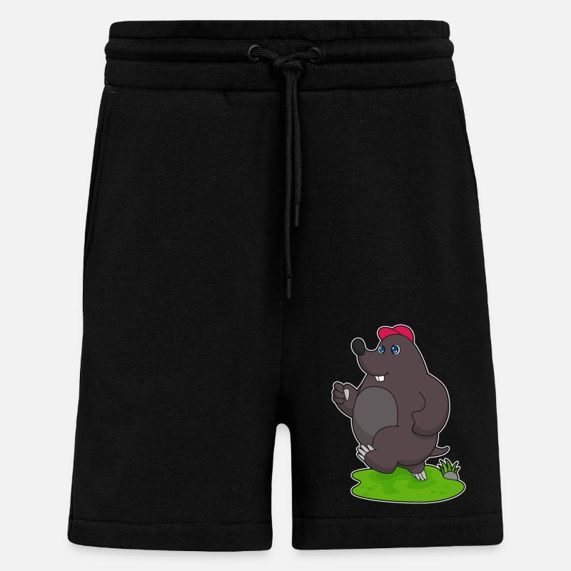Mole Jogger Jogging - Short bio décontracté fabriqué en UE - SOLID BLACK