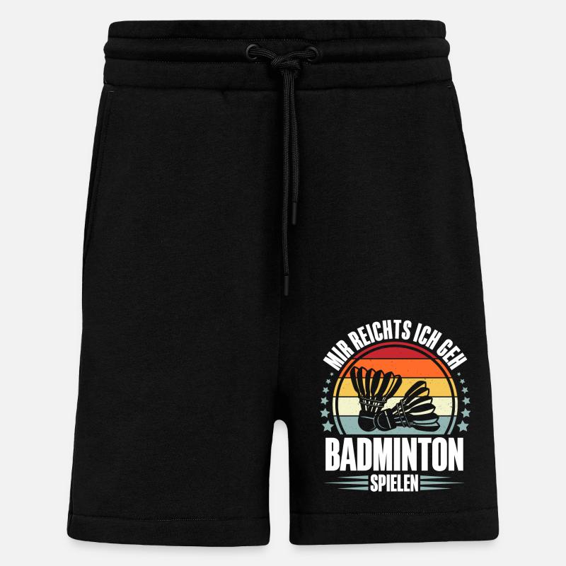 Badminton - Shorts - made by SPREAD - SOLID BLACK
