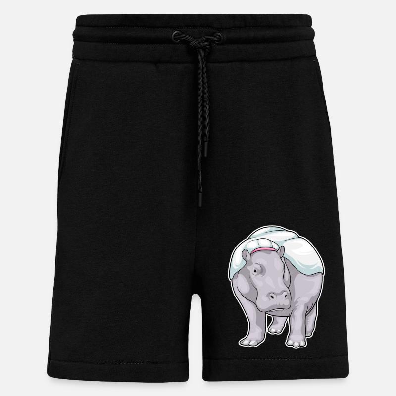 Mariage Hippo Bride - Short bio décontracté fabriqué en UE - SOLID BLACK