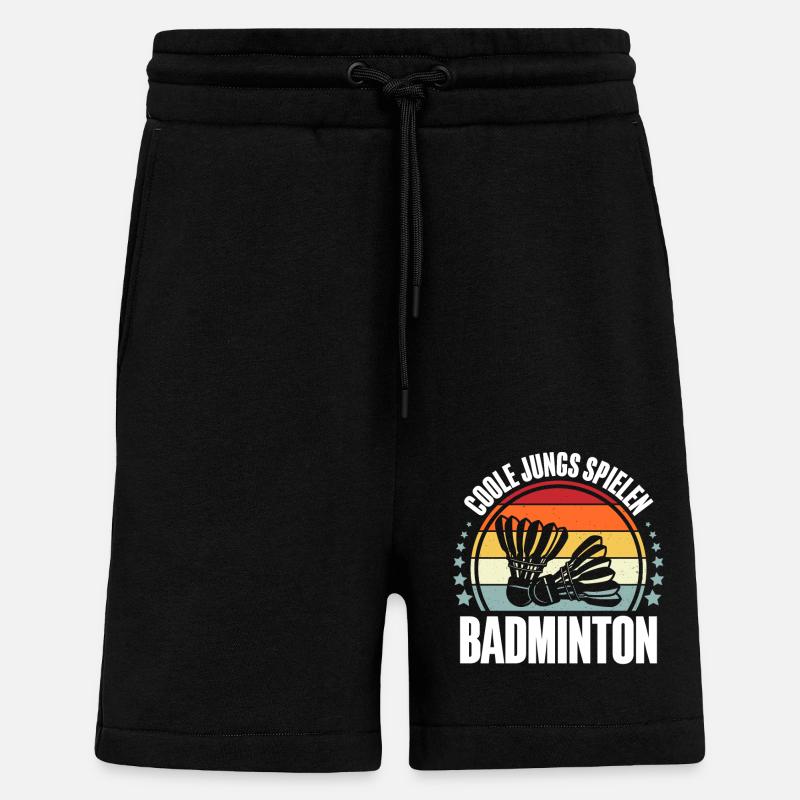 Badminton - Shorts - made by SPREAD - SOLID BLACK