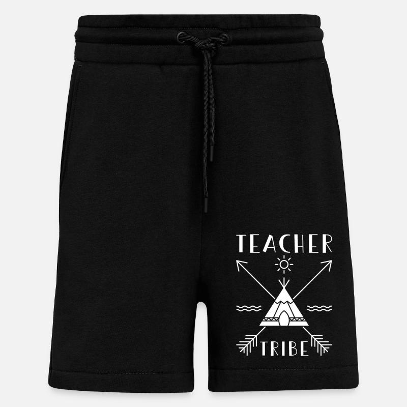 Conception de groupes d’enseignants - Short bio décontracté fabriqué en UE - SOLID BLACK