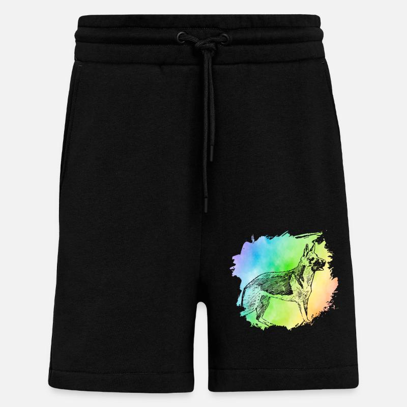 Deutscher Schäferhund - Shorts - made by SPREAD - SOLID BLACK