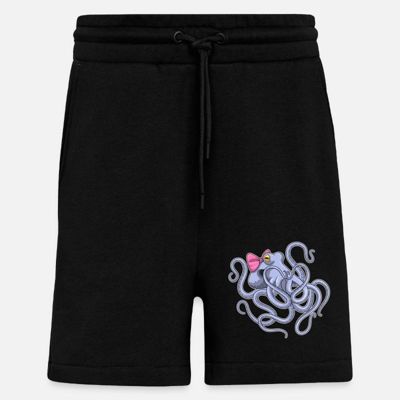 Octopus Loop - Shorts - made by SPREAD - SOLID BLACK