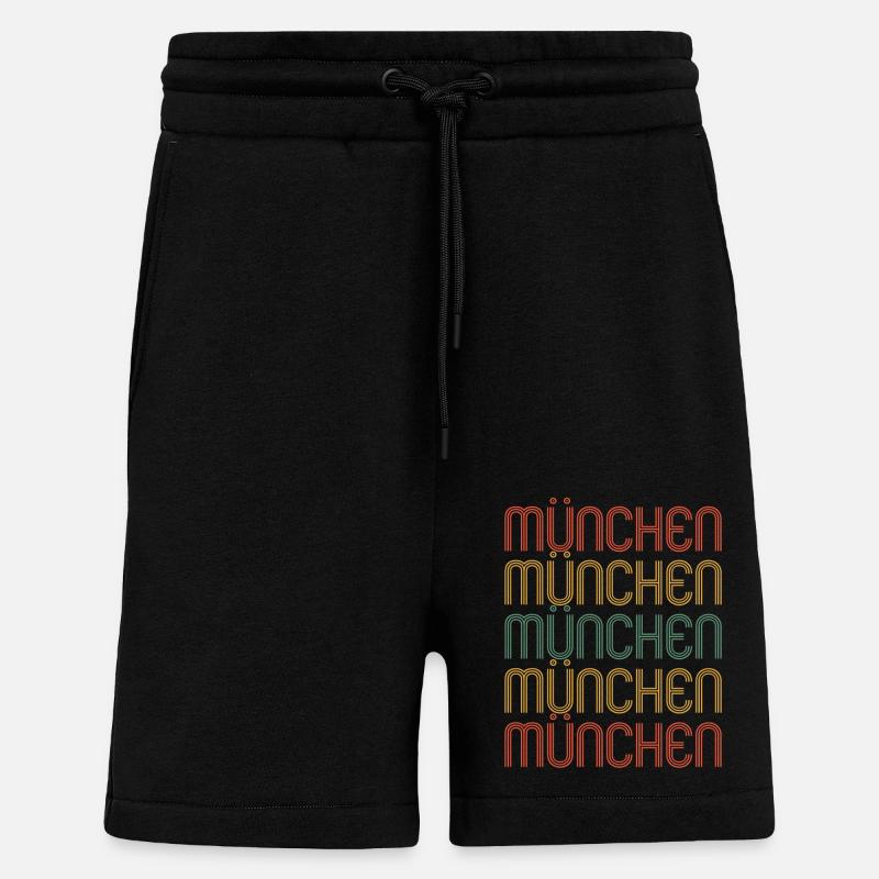 Münchnerin Münchner München - Shorts - made by SPREAD - SOLID BLACK