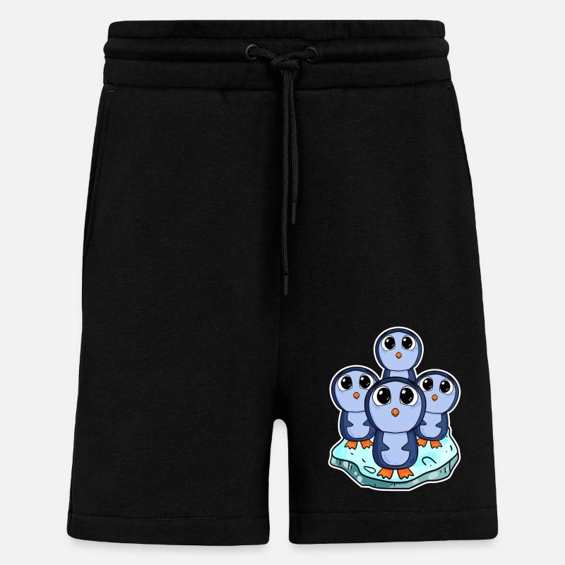 Pinguine - Shorts - made by SPREAD - SOLID BLACK