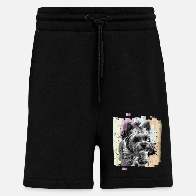 Yorkshire Terrier - Shorts - made by SPREAD - SOLID BLACK