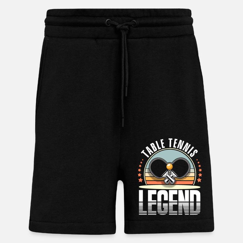 Table tennis - Shorts - made by SPREAD - SOLID BLACK