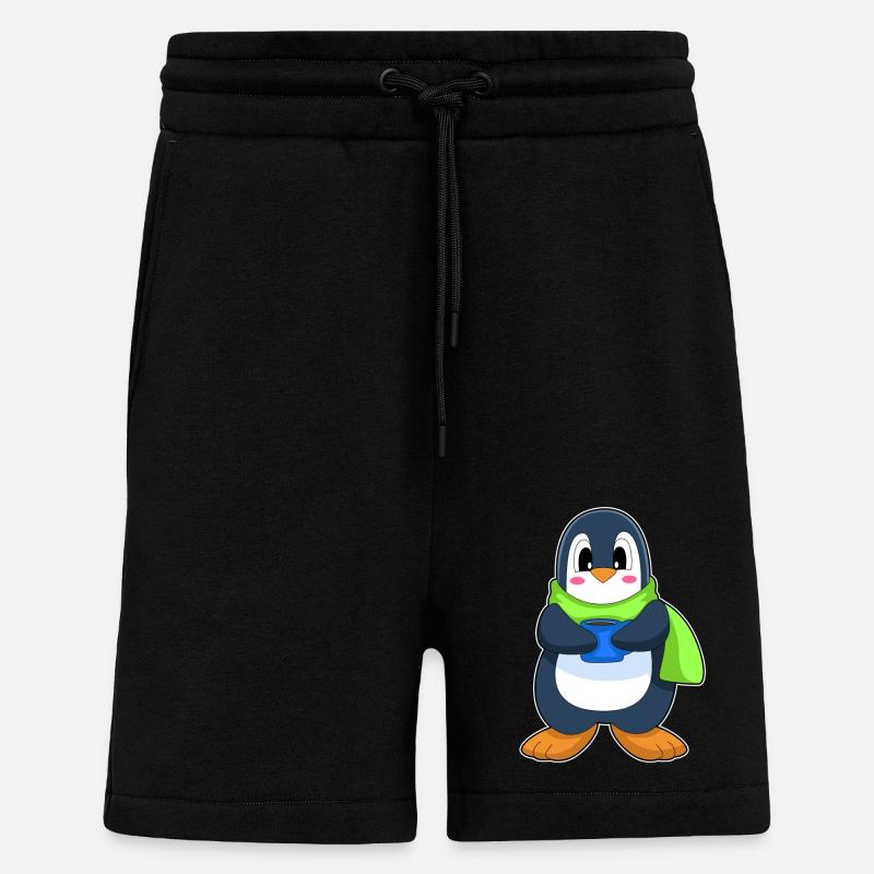 Penguin Coffee Mug - Shorts - made by SPREAD - SOLID BLACK