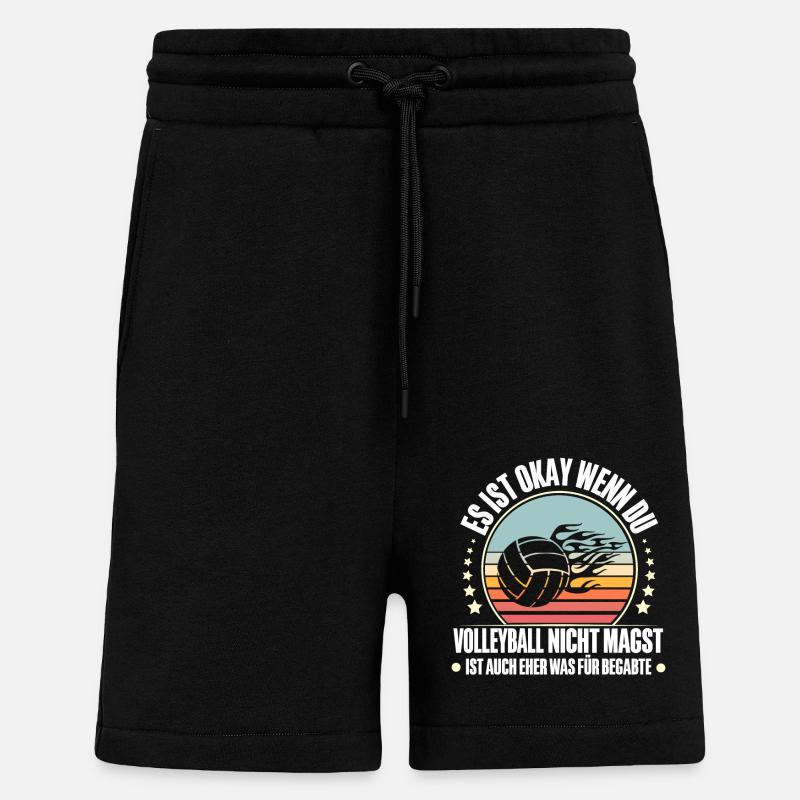 Volleyball - Shorts - made by SPREAD - SOLID BLACK