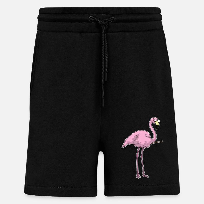 Flamingo Teacher Pointer - Short bio décontracté fabriqué en UE - SOLID BLACK