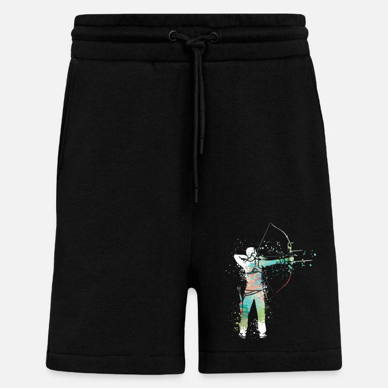 Splash Bogenschießen - Shorts - made by SPREAD - SOLID BLACK