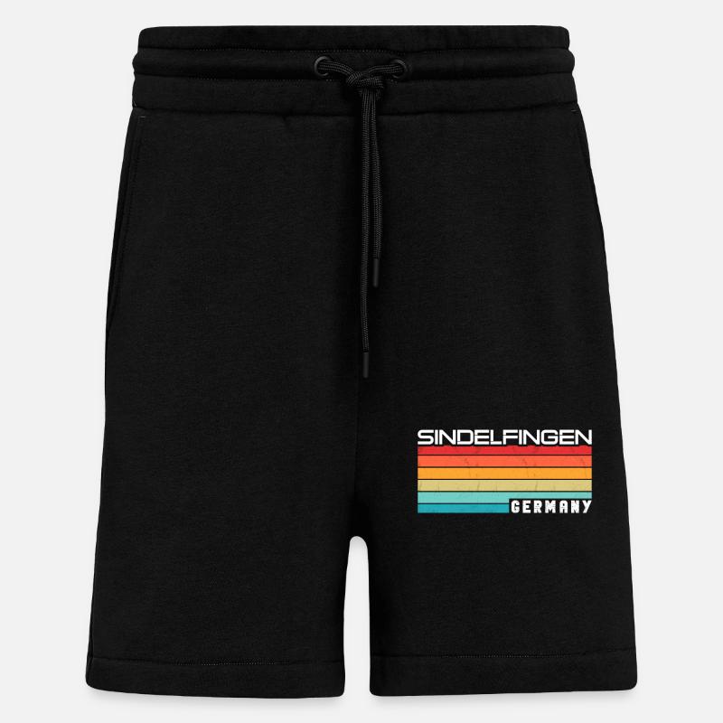 Sindelfingenerin Sindelfingener Sindelfingen - Shorts - made by SPREAD - SOLID BLACK