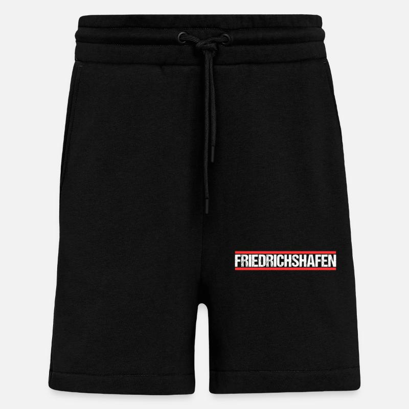 Friedrichshafener Friedrichshafen - Shorts - made by SPREAD - SOLID BLACK