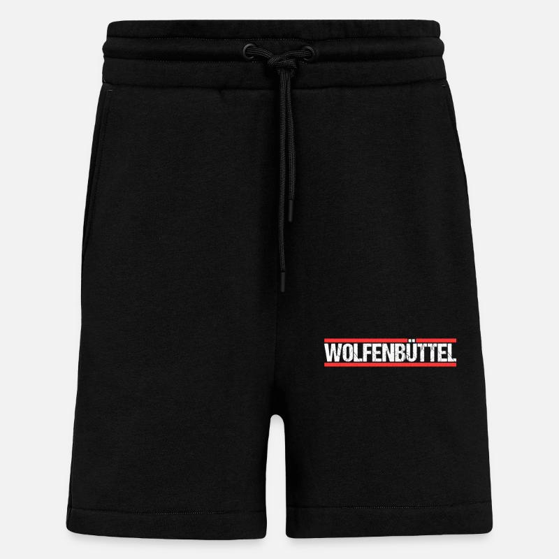 Wolfenbüttelerin Wolfenbütteler Wolfenbüttel - Shorts - made by SPREAD - SOLID BLACK