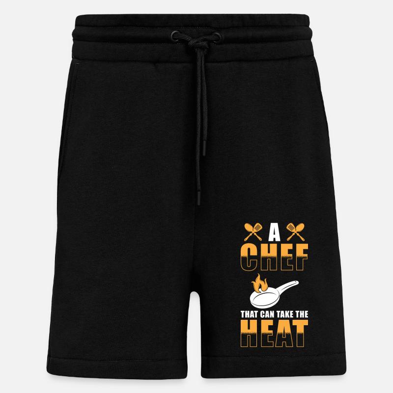 Chef Chef - Shorts - made by SPREAD - SOLID BLACK