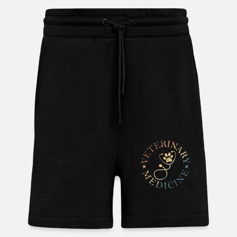 Veterinary Medicine Beruf - Shorts - made by SPREAD - SOLID BLACK