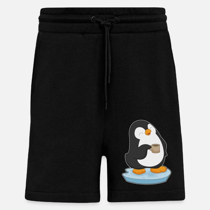 Penguin Coffee Mug - Shorts - made by SPREAD - SOLID BLACK