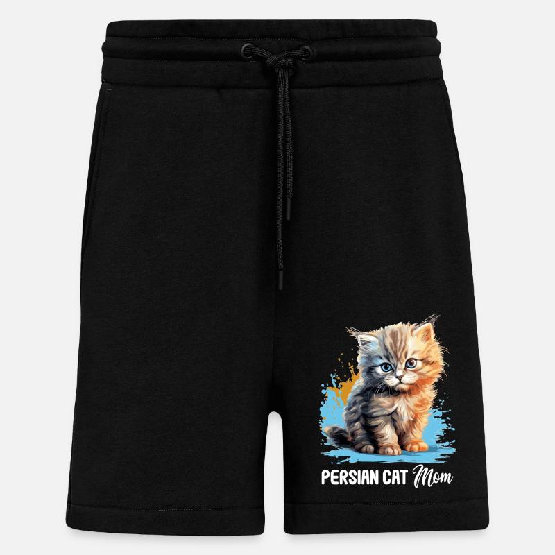 Chat persan Perser Katze - Short bio décontracté fabriqué en UE - SOLID BLACK