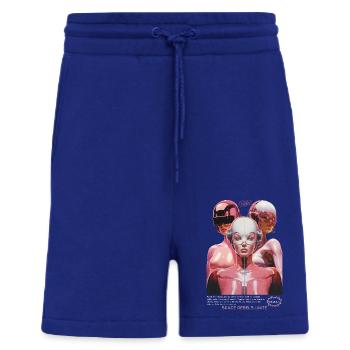 Weltraum Astronauten, Science Fiction Raumfahrer - Shorts - made by SPREAD - Iconic Blue - Vorne